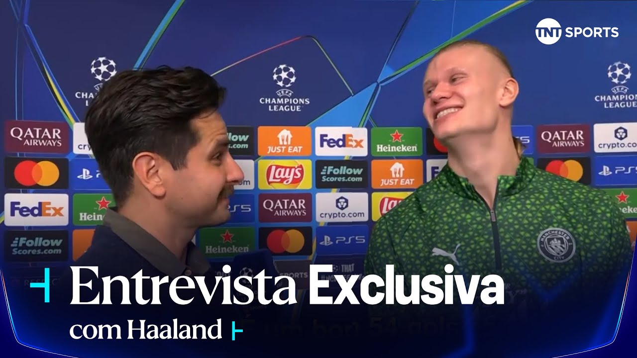 HAALAND 'CHOCA' FRED FALANDO PORTUGUÊS E REVELA QUE TOMOU UMAS AO CLASSIFICAR PRA COPA: 'BEBI SIM'