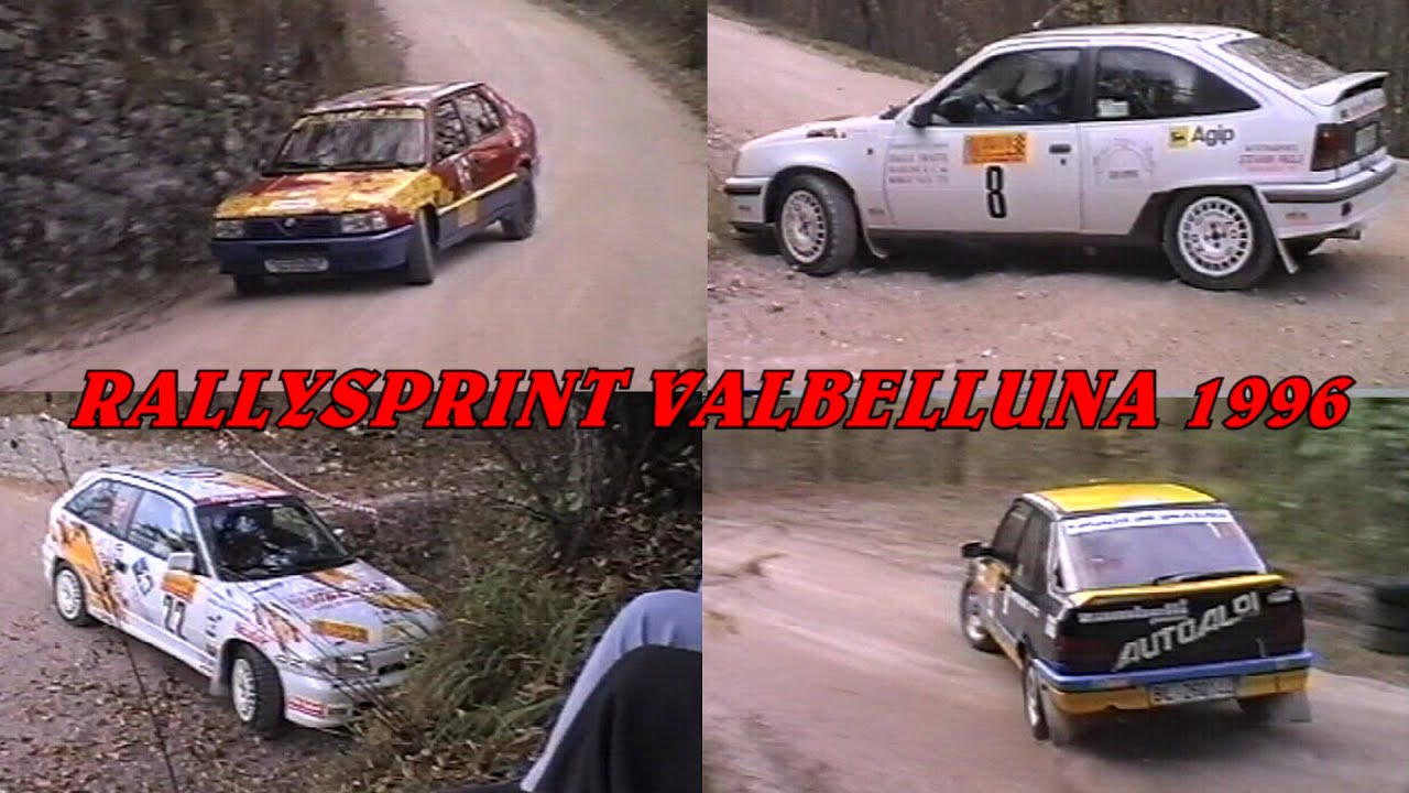 RALLYSPRINT VALBELLUNA 1996 - ARCHIVIO BELLUNOVIDEO - 1° BRIK - 2° TEMPESTINI - 3° DE PICCOLI