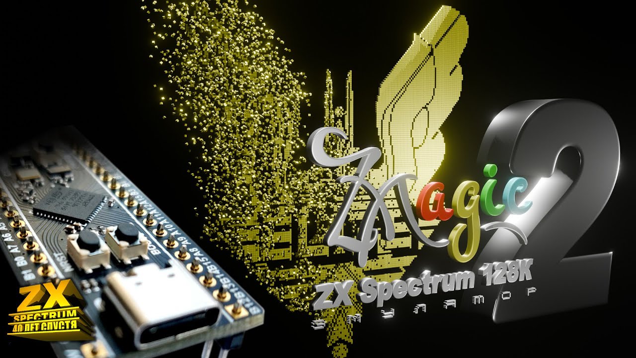 ZX Magic V2.00. Эмулятор ZX Spectrum128K на STM32F411.