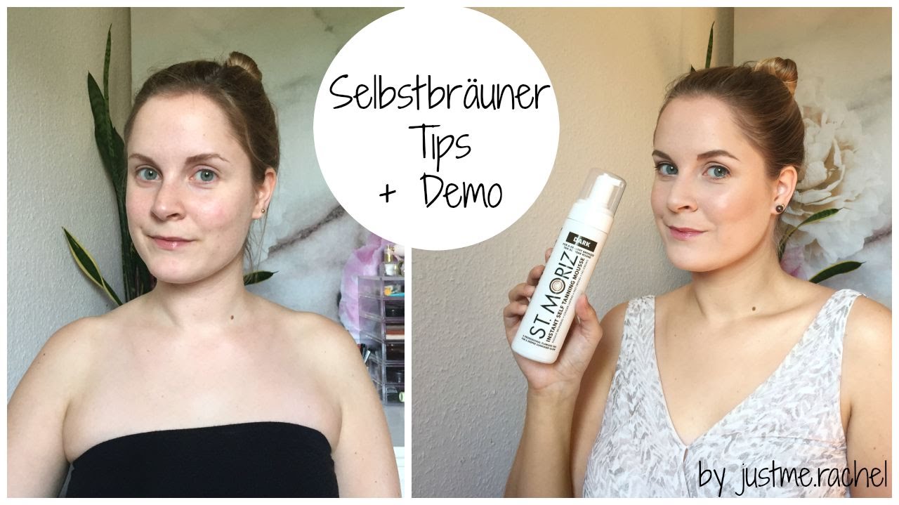 Gesunde Bräune: Selbstbräuner Tips & Demo feat. St. Moriz Mousse Dark | justme.rachel