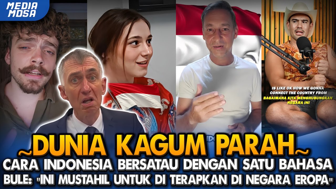 Bukan Sekadar Bahasa! Bule Kagum Cara Indonesia Bersatu