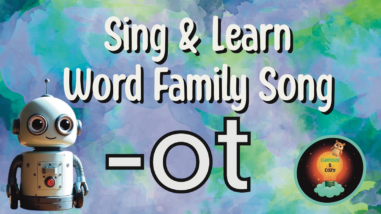 -ot Word Family Song, Phonics Song, CVC words, Rhyming Words @CuriousandCozy