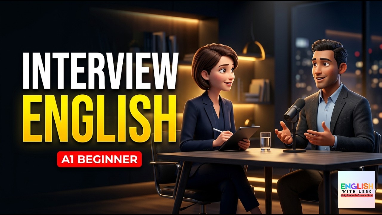 Learn English for Job Interviews | Common Questions You MUST Know | English For Beginners