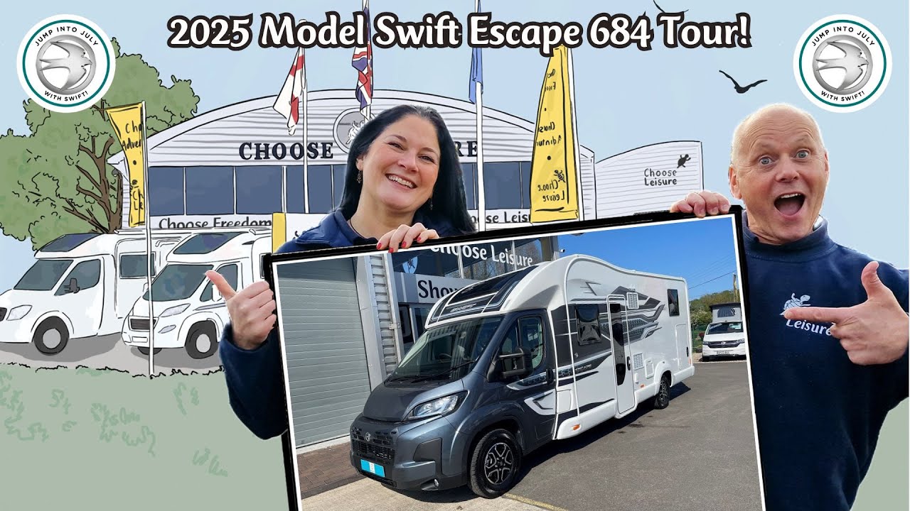 The 2025 model Swift Escape 684 motorhome Tour