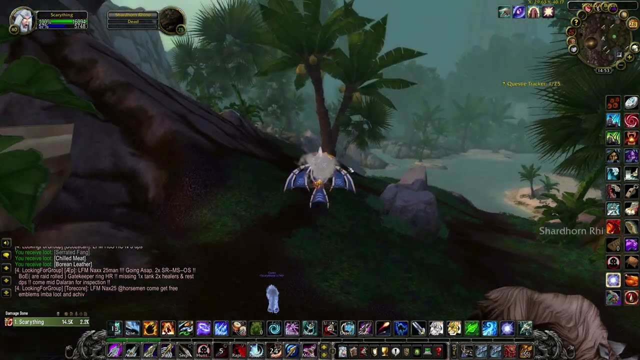 Dreadsaber Mastery: Becoming a Predator (WOW WOTLK quest)