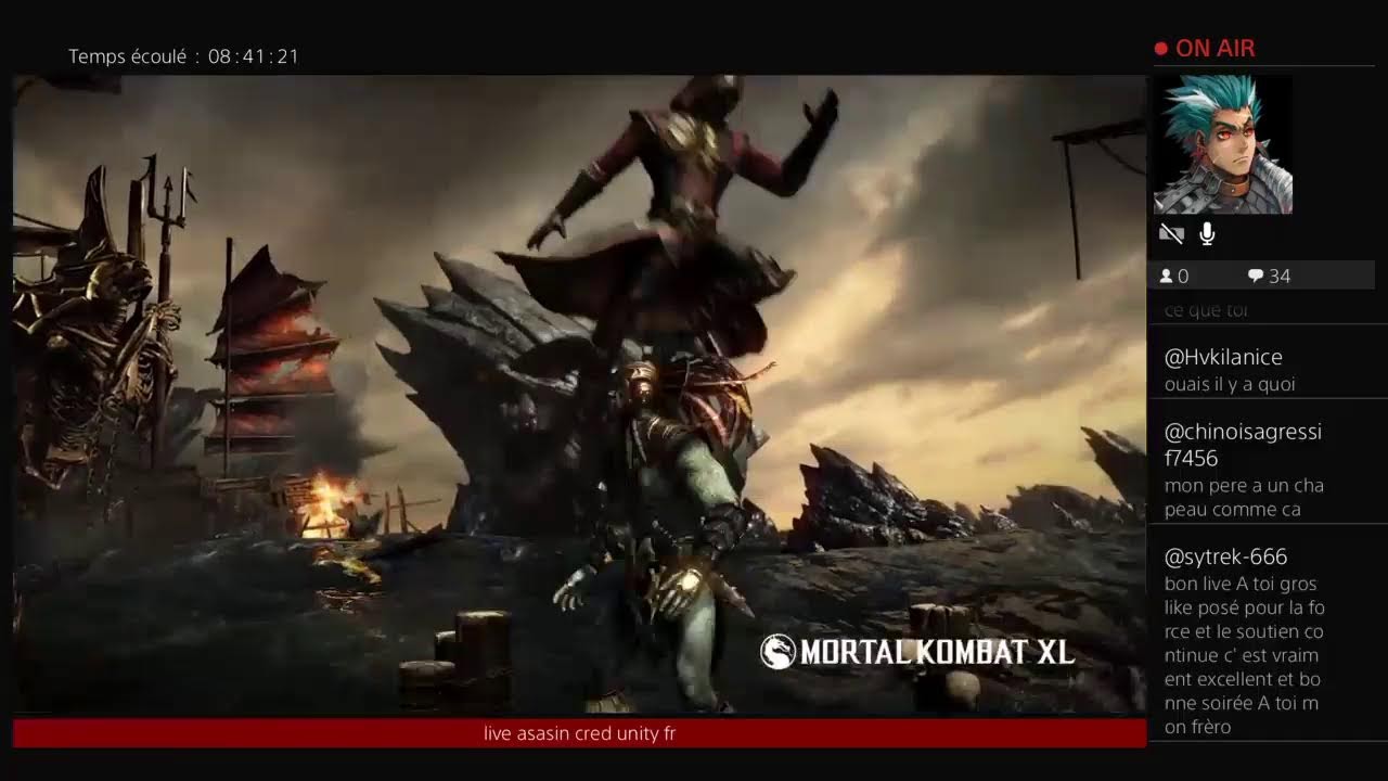 Diffusion PS4 en direct de le_loup_alpha_46 mortal combat fr