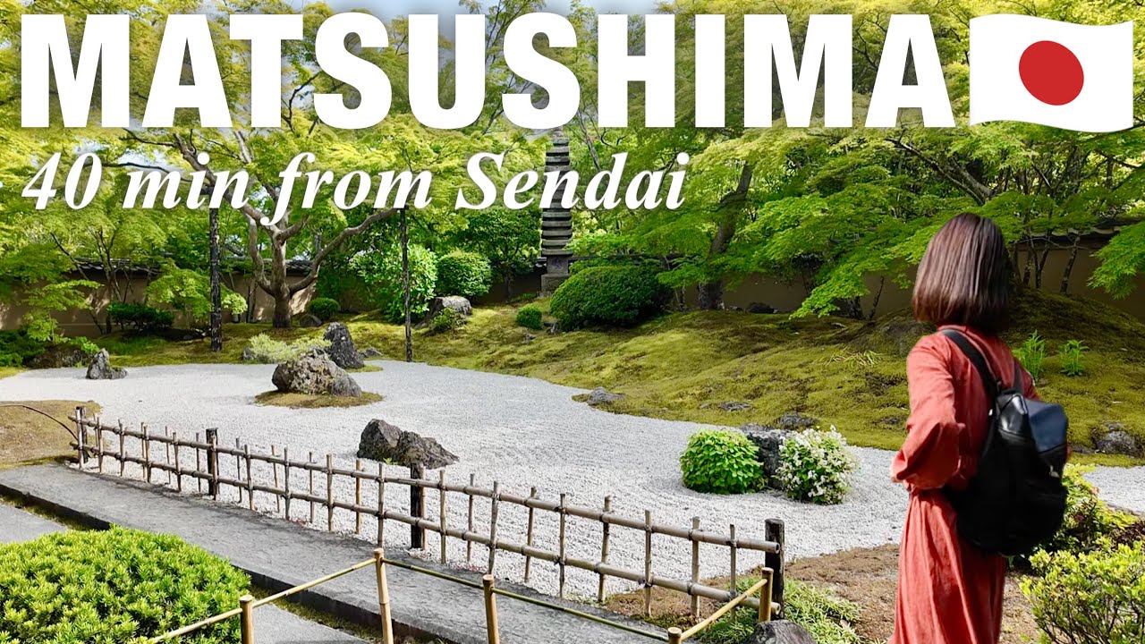 MIYAGI (TOHOKU)🇯🇵 MATSUSHIMA!! Beautiful Japanese Garden just 40 min from Sendai⭐️ Japan travel vlog