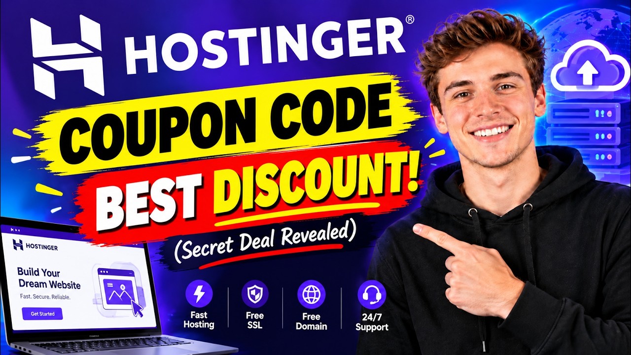 Промокод Hostinger 2026 🔥 Лучшая скидка и эксклюзивное предложение | Экономьте на хостинге
