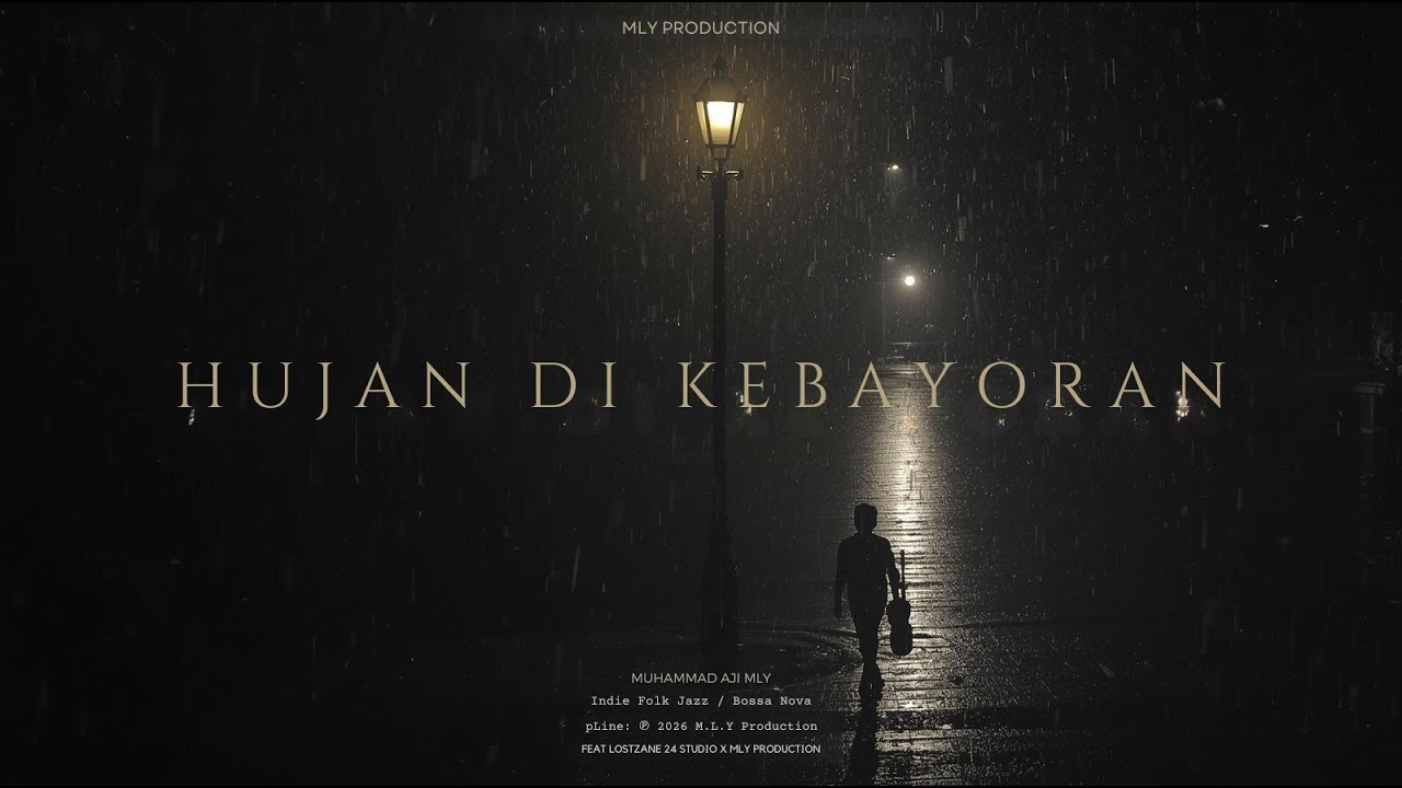 Mas Aji - Hujan di Kebayoran | Official Lyric Video (Indie Folk)