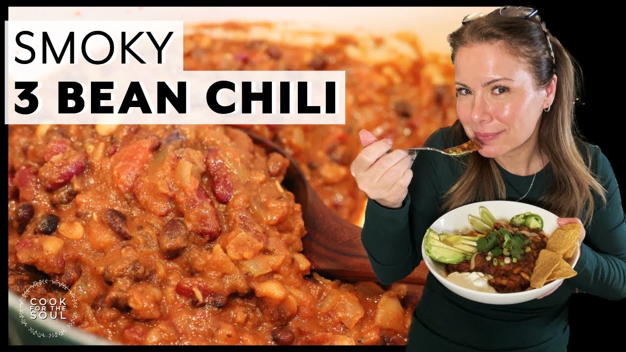Better Than Meat!! My Hearty & Smoky 3 Bean Chili Recipe