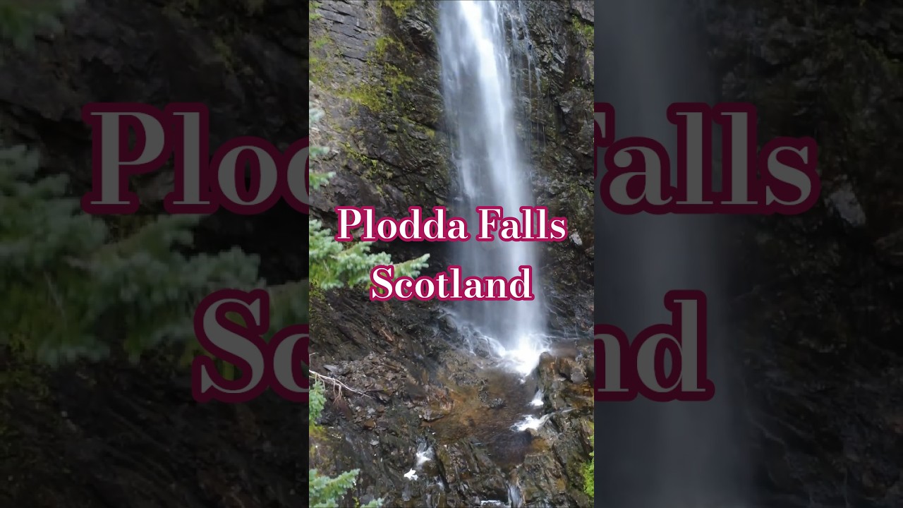 Plodda Falls - A hidden waterfall in the  Highlands of Scotland 
