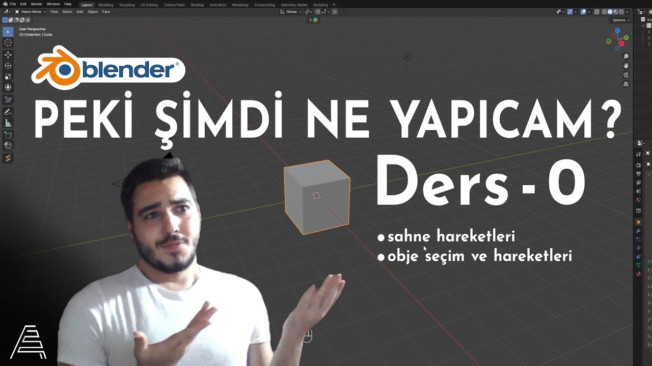 Blender'ı İlk Kez Açanlar İçin Harika Başlangıç!