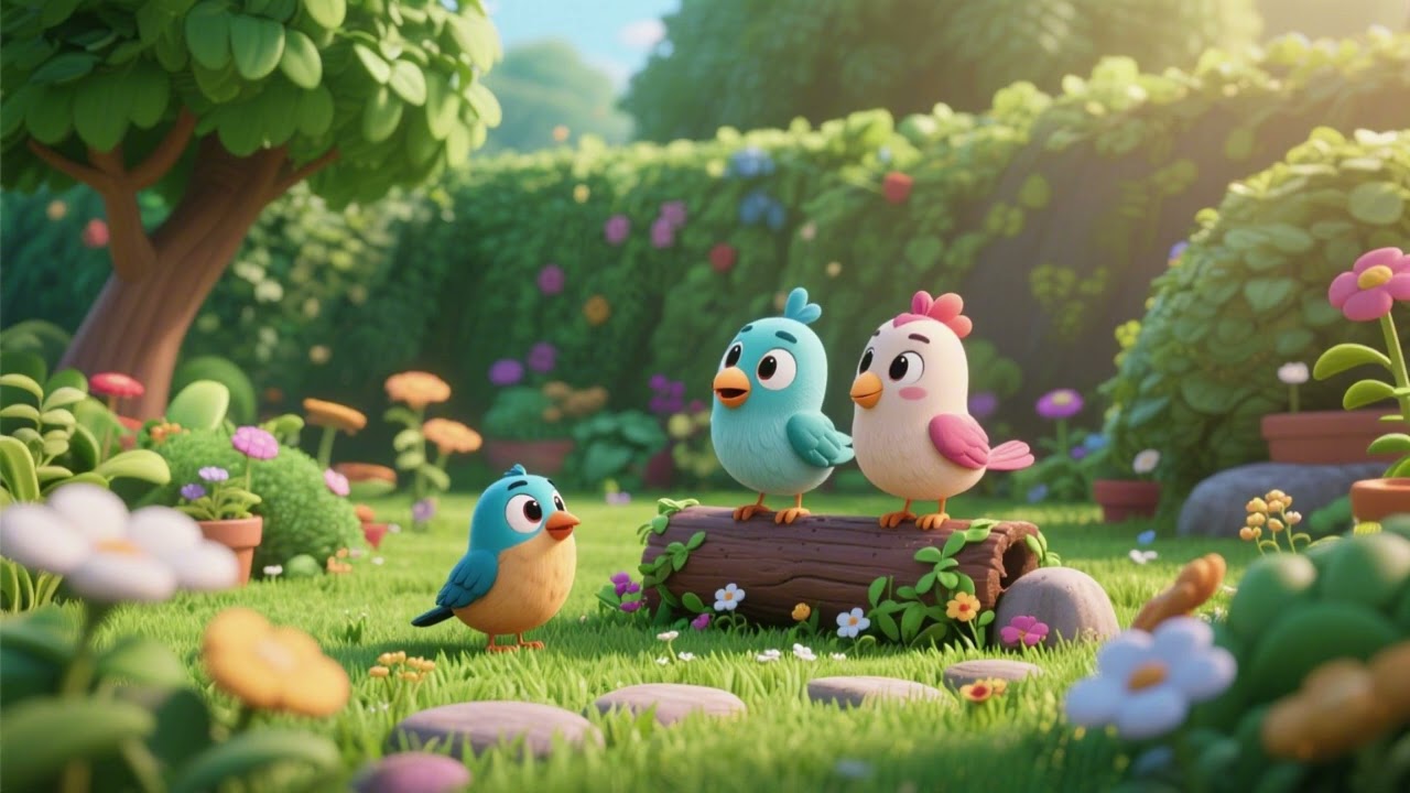 Abenteuer im Garten der kleinen Vögel 🐦🌸 – Fröhliches Kinderlied