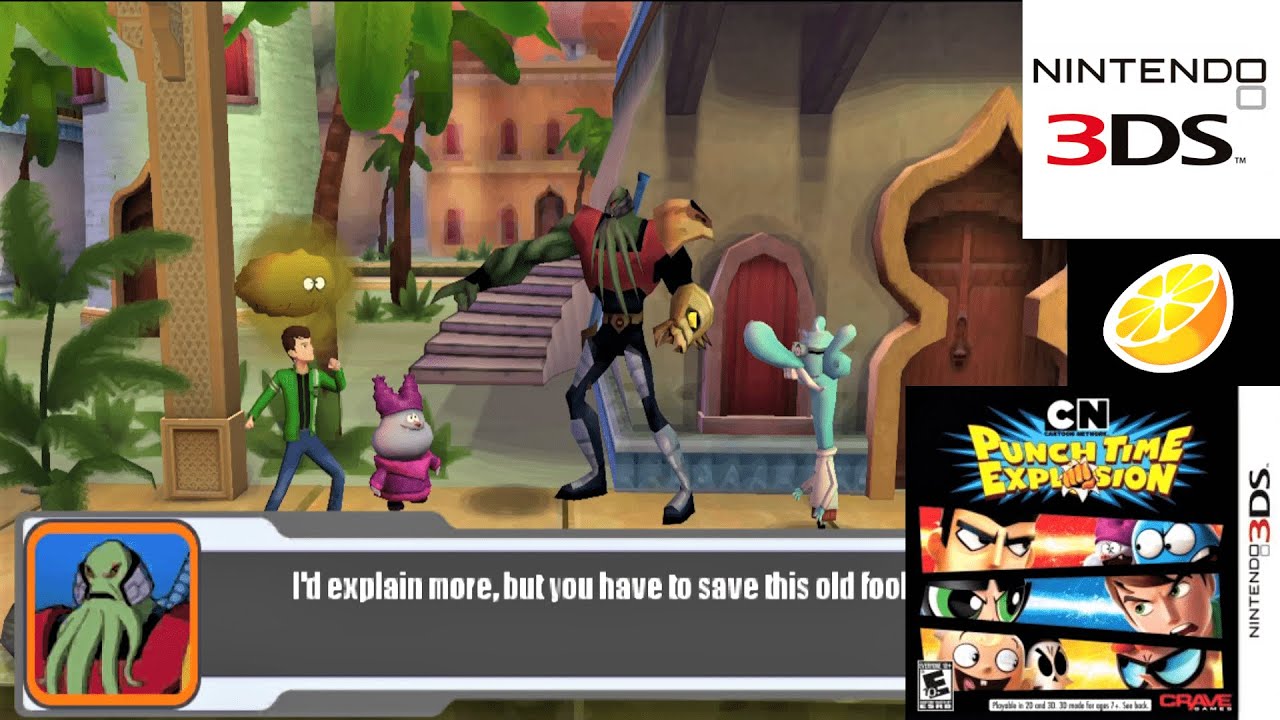 Cartoon Network : Punch Time Explosion (2011) Nintendo 3DS Gameplay in HD (Citra)