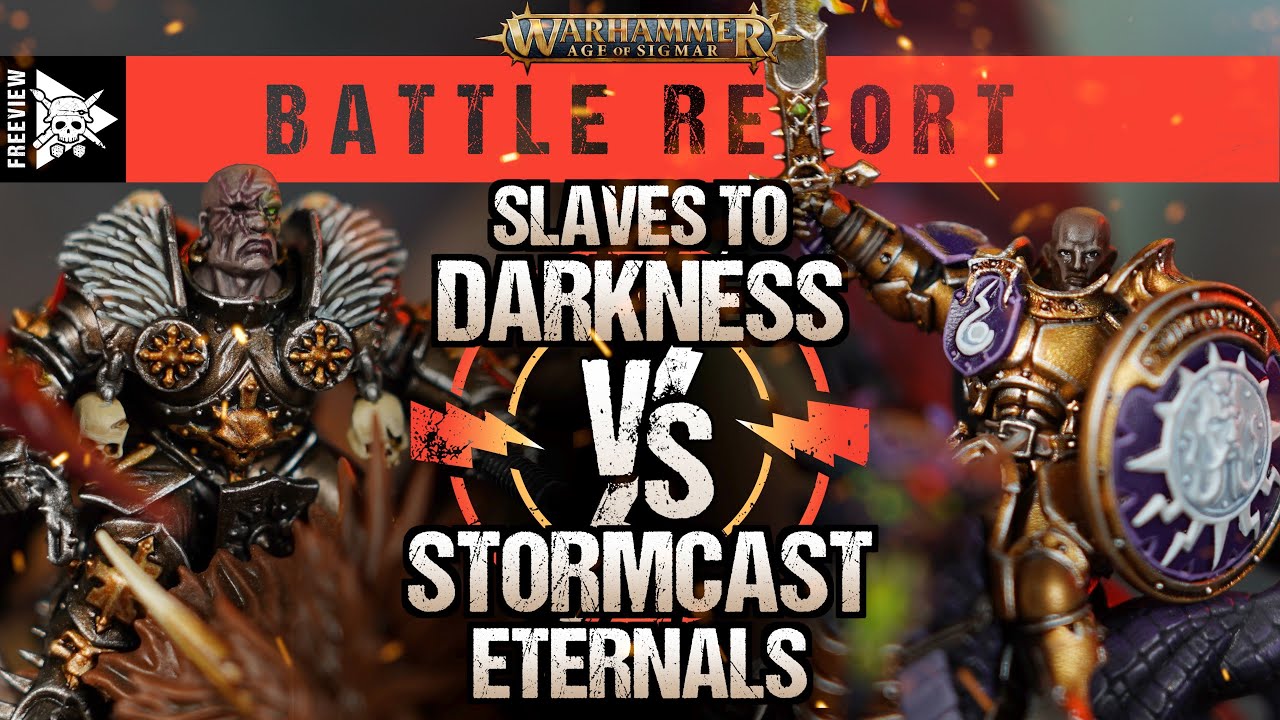 **NEW AGE OF SIGMAR** Stormcast Eternals vs Slaves to Darkness | Age of Sigmar Battle Report