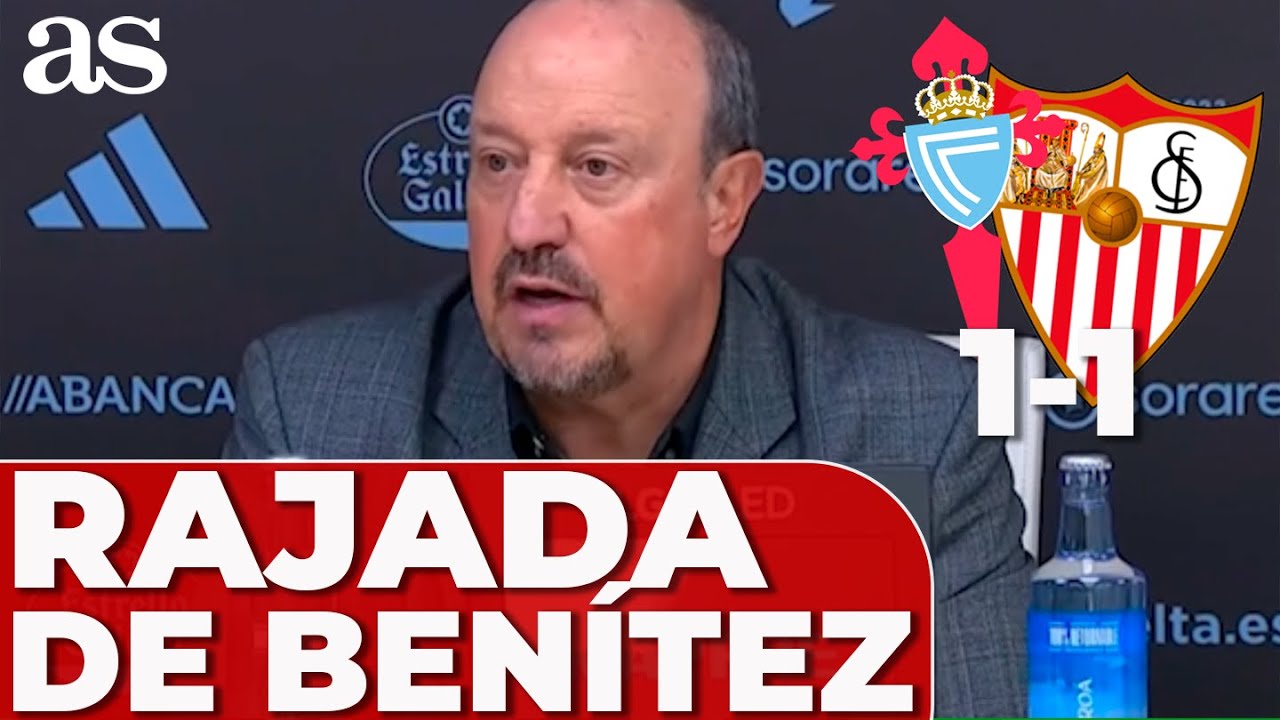 RAFA BENÍTEZ explota contra el ÁRBITRO y la POLÉMICA: física, masa, 'newtons'...