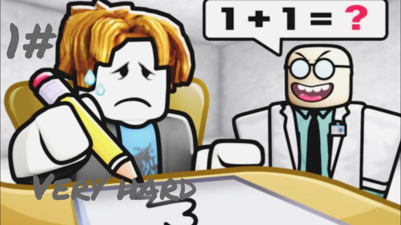 This game is too hard  IQ test in |Roblox|