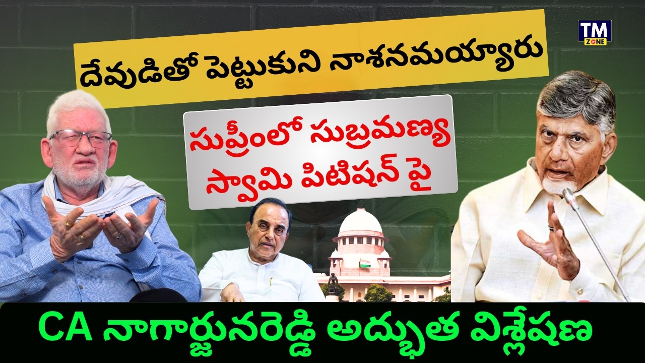దేవుడితో పెట్టుకుని నాశనమయ్యారు..! CA Nagarjuna Reddy Key Facts About Chandrababu One Man Commission