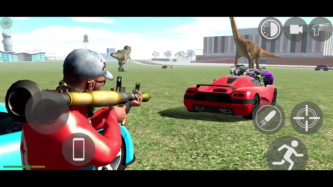 Indian Bike# driving 3d gami video #dinosaur animals #car 3D