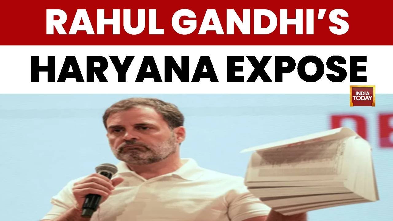 Rahul's 'H-Bomb': Brazilian Model on Haryana Voter List, 25 Lakh Fake Votes Alleged | India Today