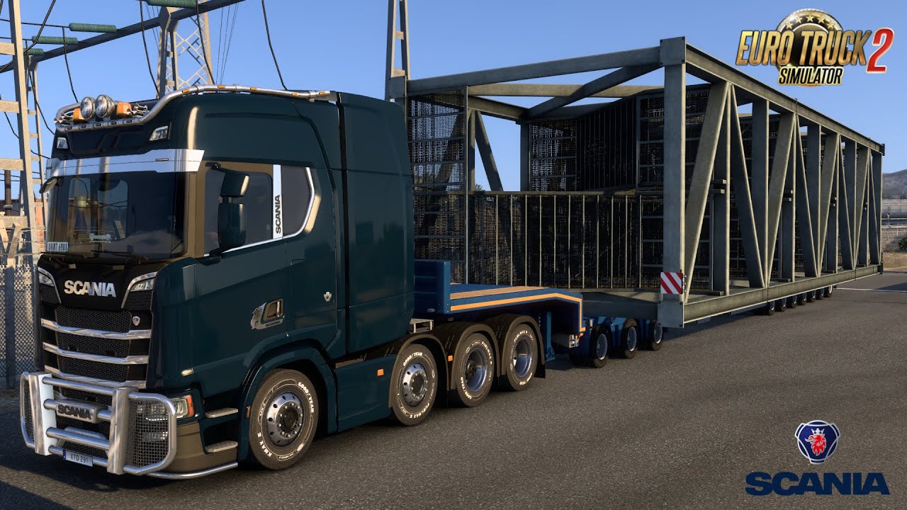 Transporting Special Cargo: Industrial Stairs | ETS 2