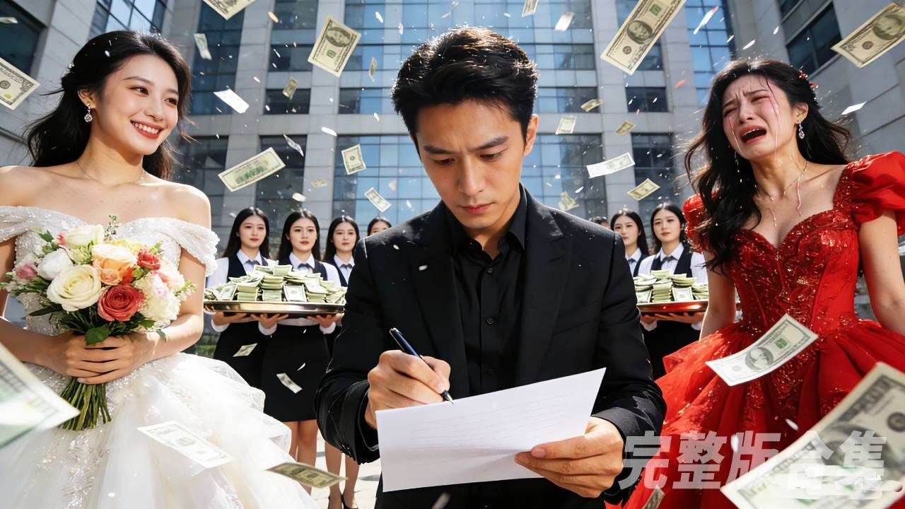 美女總裁為了白月光逼窮小子離婚，怎料他當場笑著同意！轉身迎娶她的死對頭大明星，她卻崩潰了！哭著鬧著求他復婚！遲了！