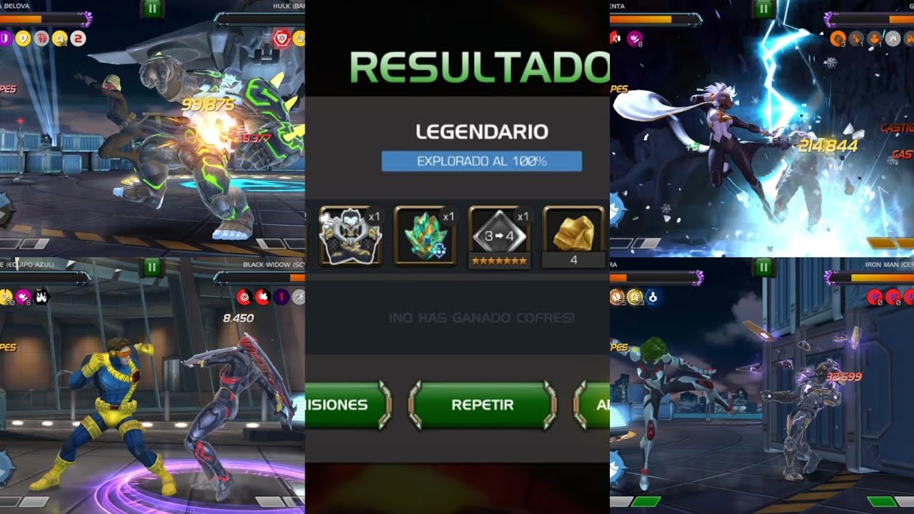Guía para pasar el Crisol 2.0 Nodos explicados y mejores atacantes MCOC 