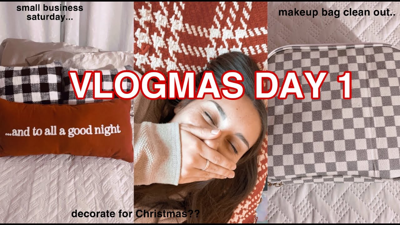 small business saturday | VLOGMAS DAY ONE