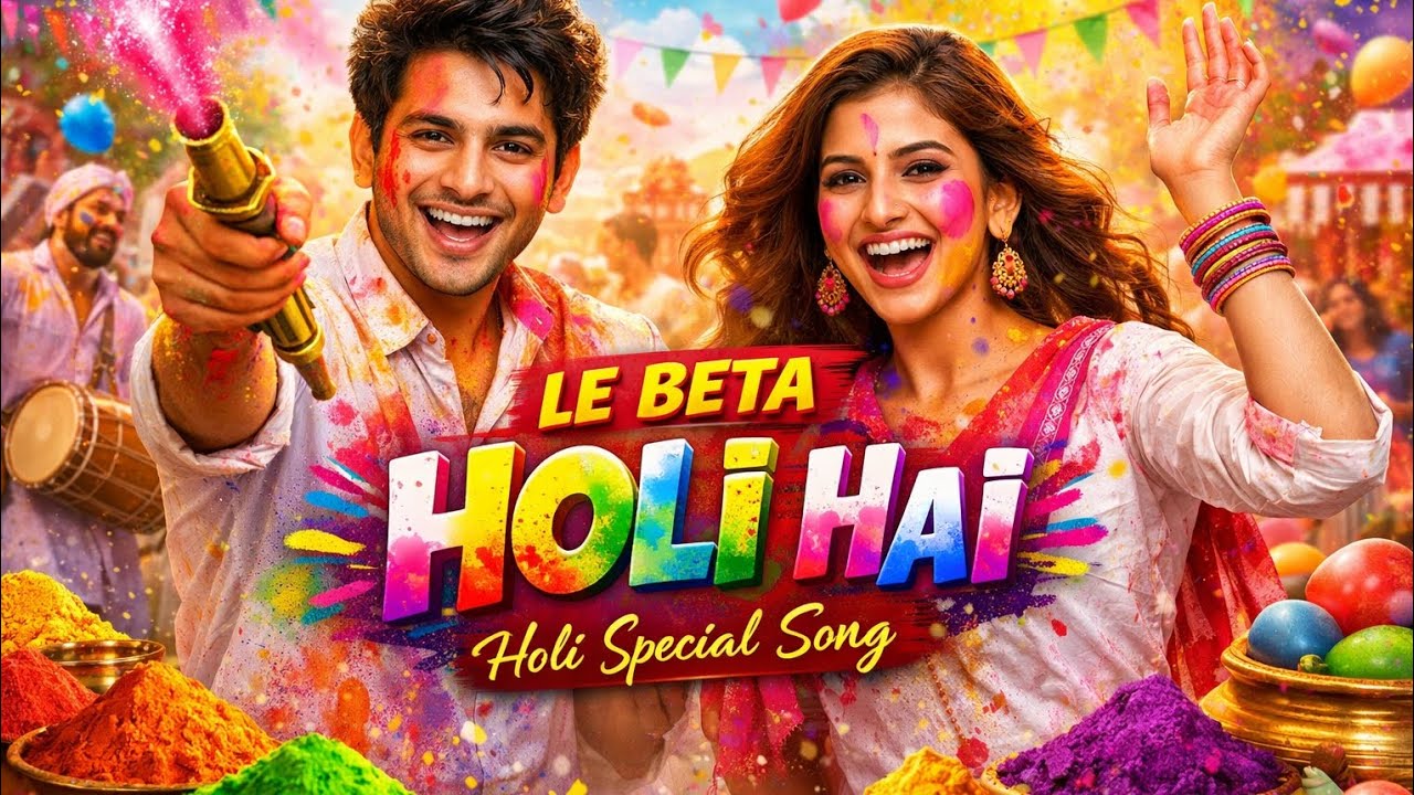 Le Beta Holi Hai 🌈🔥 | Holi Special Song 2026 | New Hindi Holi Party Song