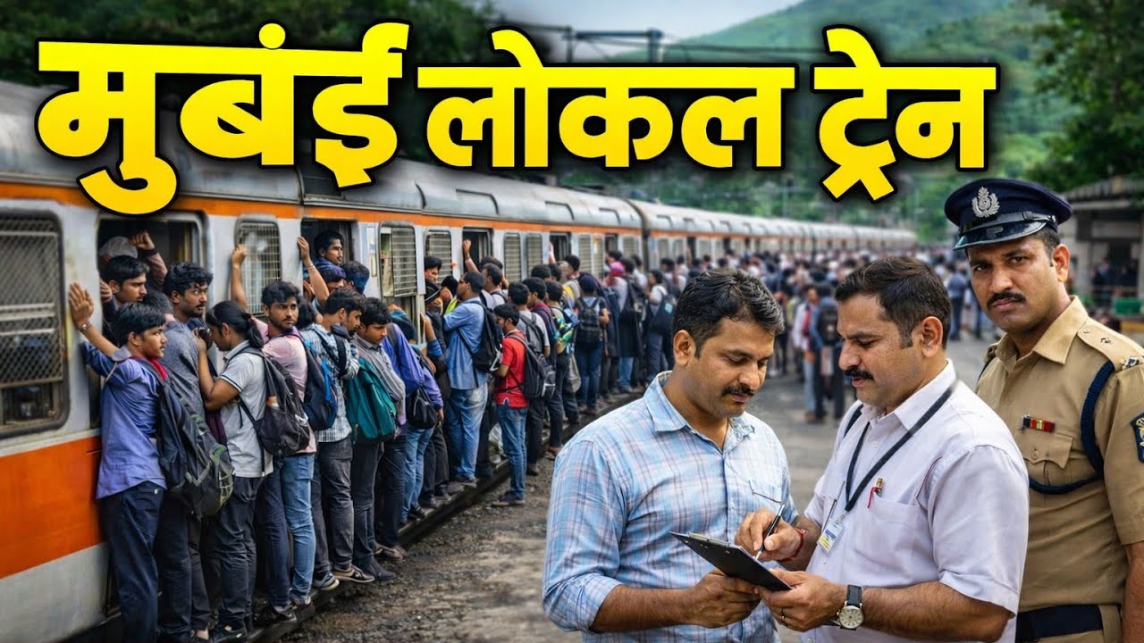 Mumbai Local Train Happy Journey मुम्बई लोकल ट्रेन हैप्पी Journey 2026 🚊