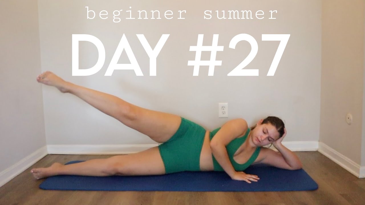 Day #27 Beginner Summer 30 Day Workout Challenge - Legs 13 Mins At Home No Equipment