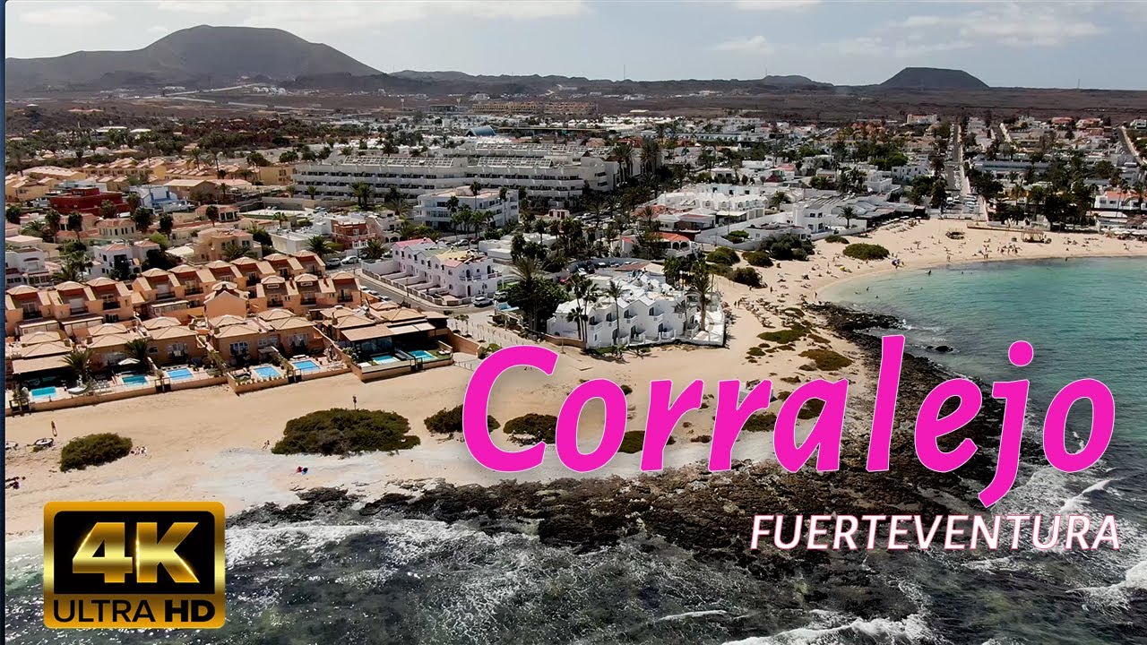 4K Corralejo дрон Фуэртевентура 2021