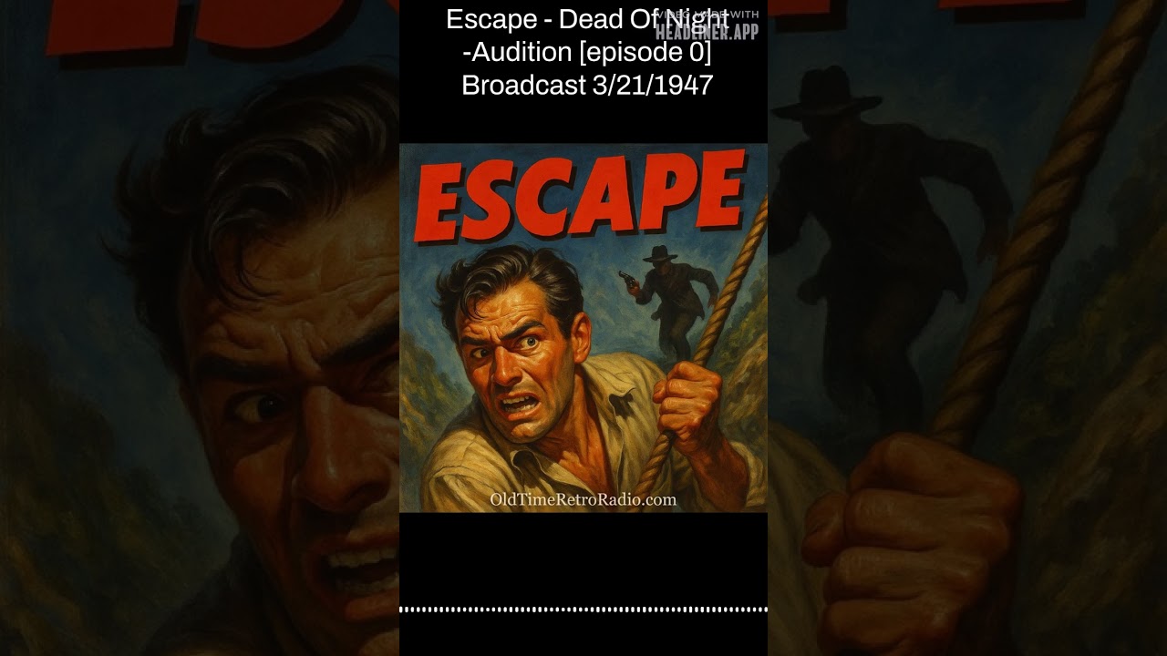 Escape - Dead Of Night -Audition [episode 0] Broadcast 3/21/1947 | Escape | Old Time Radio