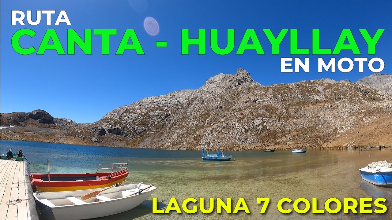 Ruta de Canta a Huayllay en moto scooter - Laguna 7 Colores