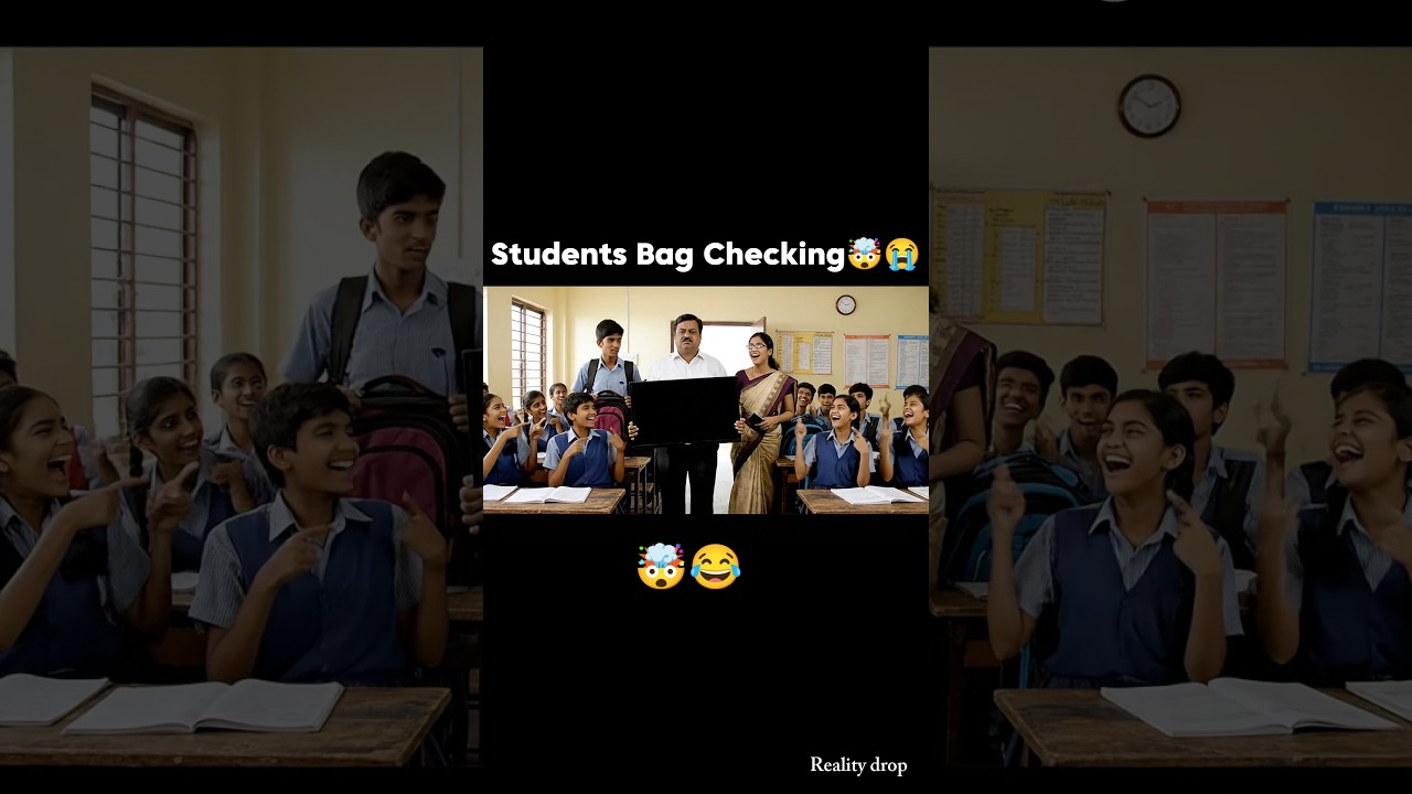 Bag checking in School 😱🎒#shorts #youtubeshorts #relatable #funny #comedy