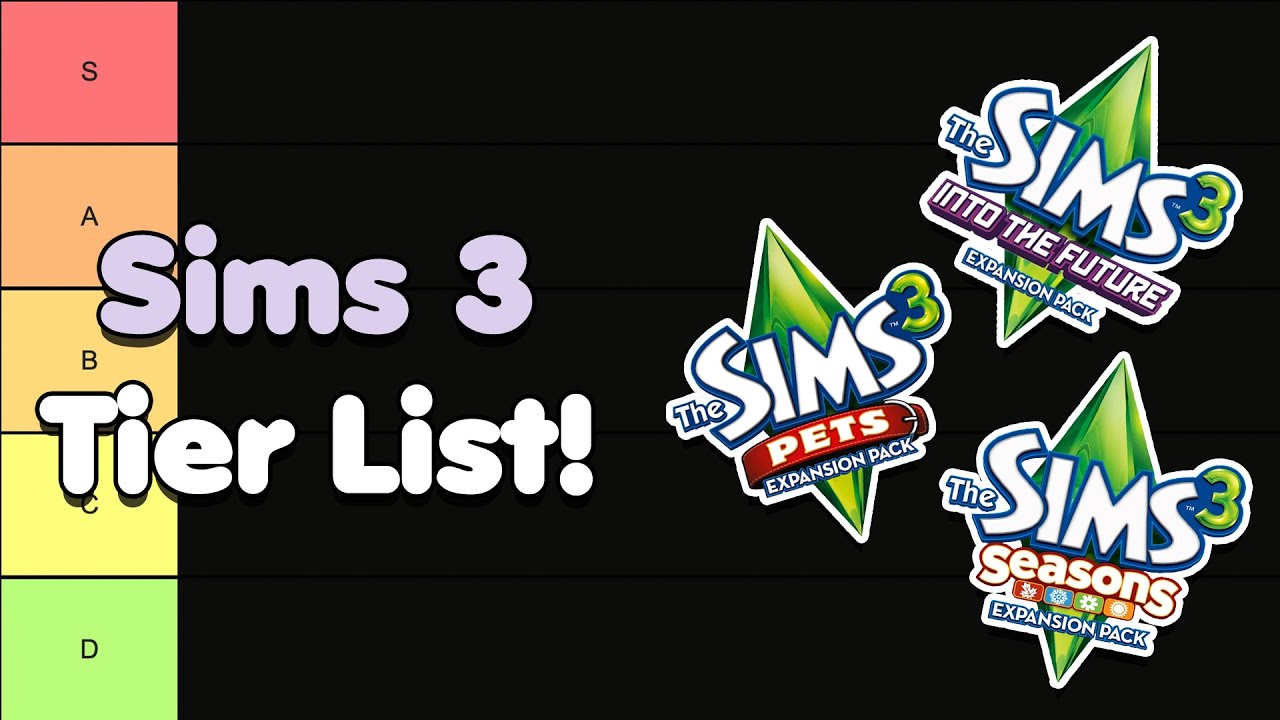 Ranking every Sims 3 EXPANSION pack!