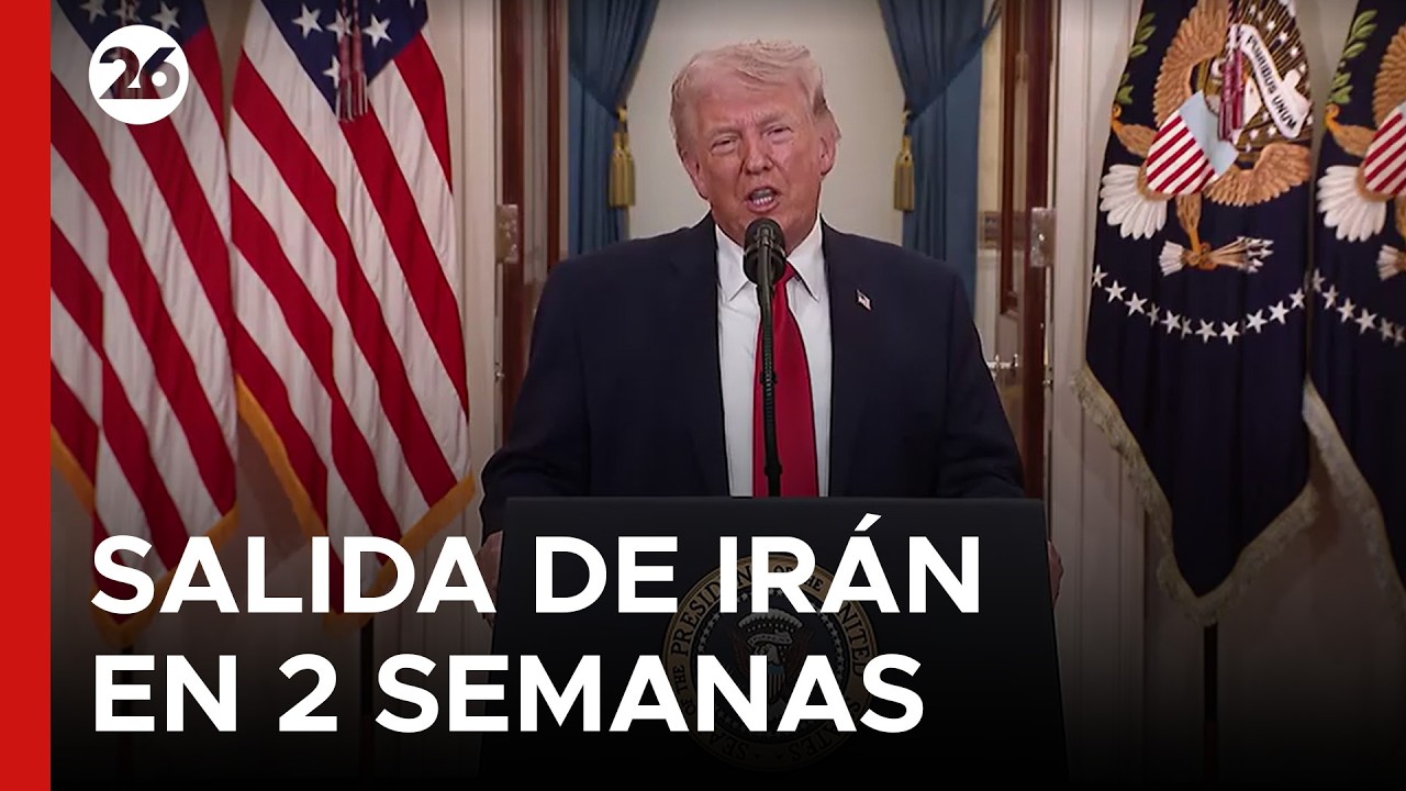 🚨 VIVO - EEUU | Trump confirma salida de tropas de Ir&aacute;n en dos semanas