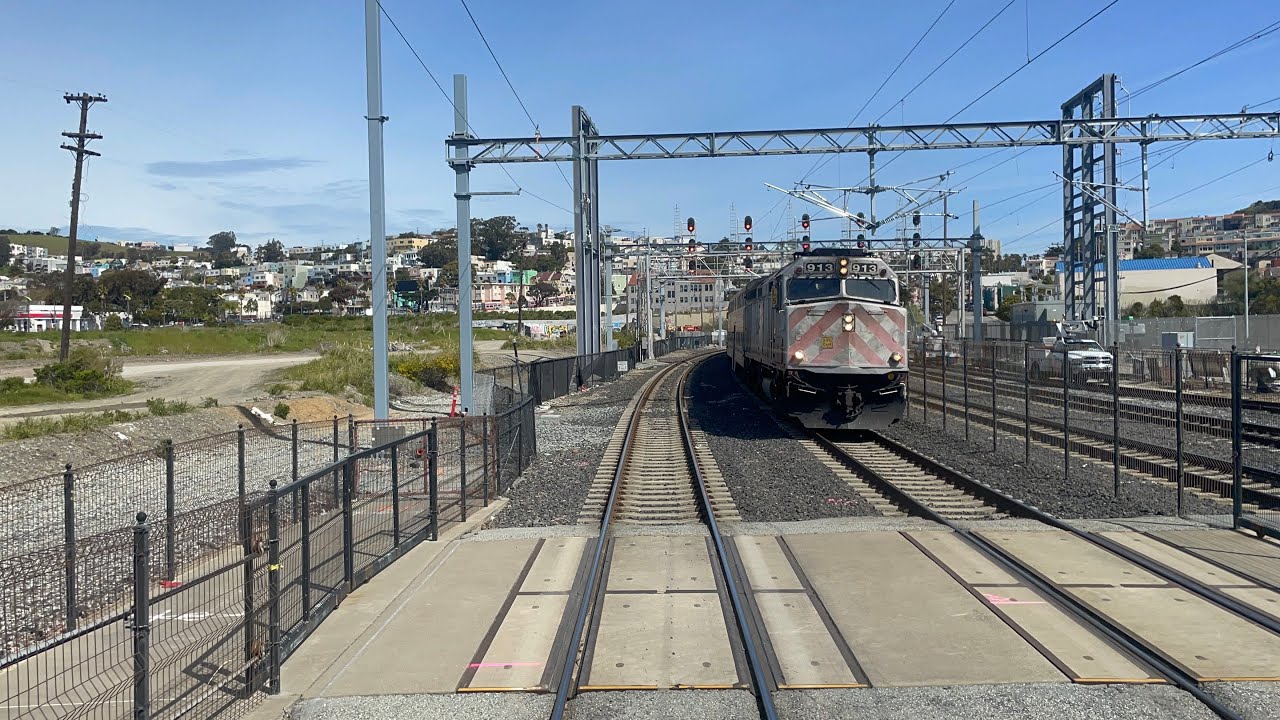 Caltrain Cab Ride on train 113 Tamien to San Francisco