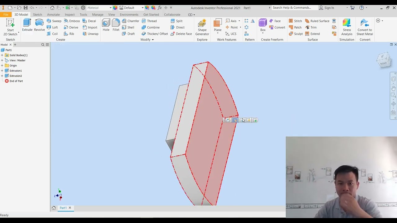 Autodesk Inventor Tutorial #452  Beginner Friendly 3D CAD Drawing Guide