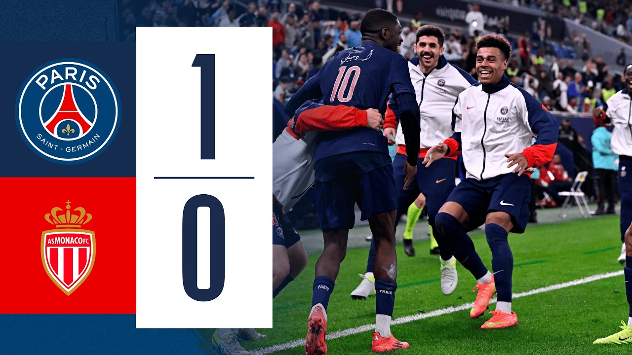 VICTOIRE &agrave; la derni&egrave;re minute 🆚 Monaco ! Le r&eacute;sum&eacute; du Troph&eacute;e des Champions Visit Qatar 📺🔥
