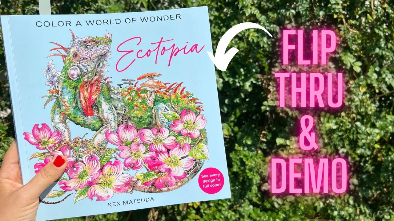 Ecotopia: Раскрась мир чудес &mdash; раскраска для взрослых, листай