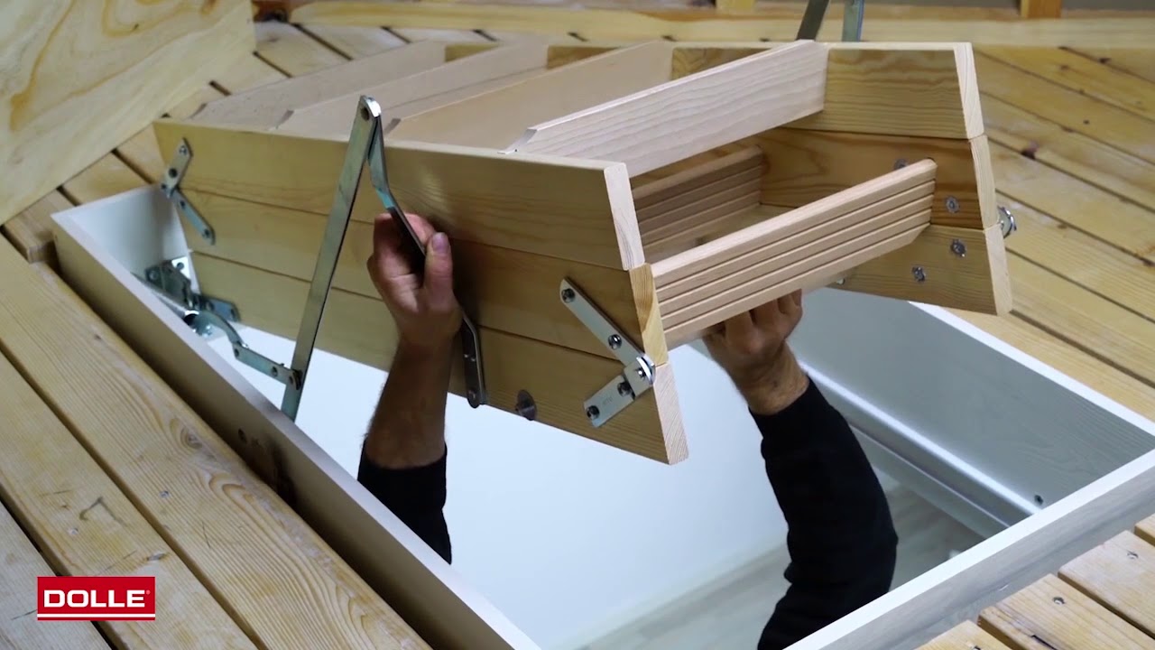 Montagevideo Bodentreppe DOLLE clickFIX - einfacher Aufbau Schritt für Schritt