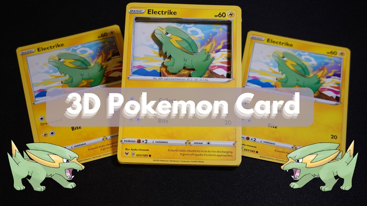 Making a 3D Pokemon Card