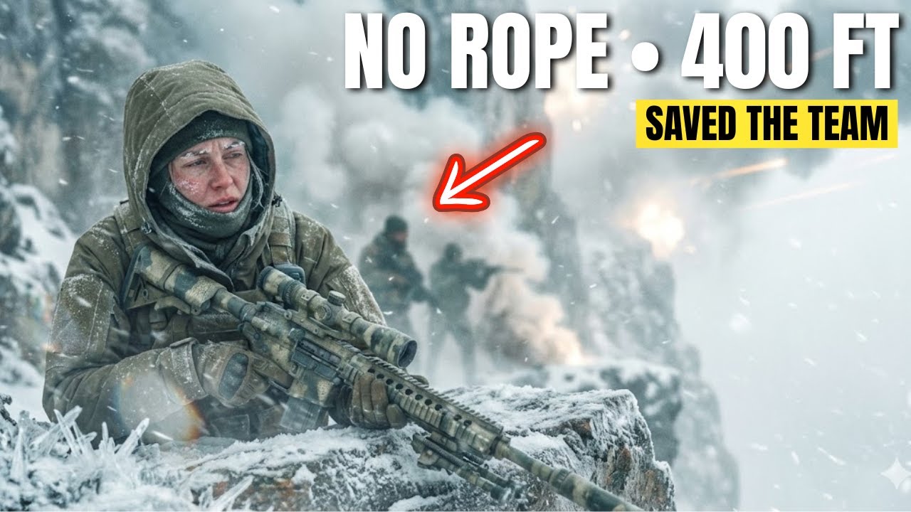 SEALs Trapped — Female Sniper Climbed Cliff With No Rope, Saved Them With 14 Perfect Shots.