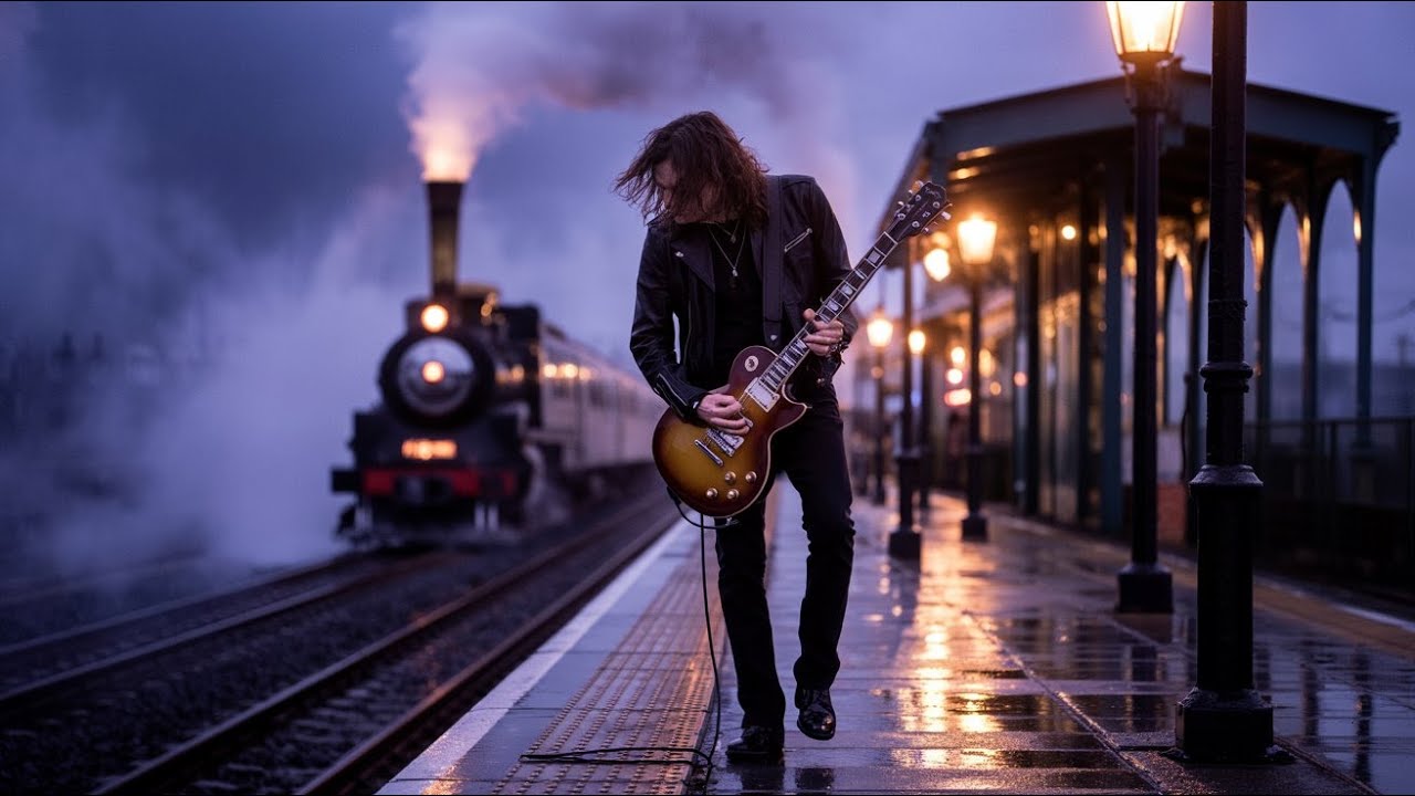 Epic Power Rock Ballad 🎤💔 Black & White Dreams Blues, Betrayal & Burning Memories 🎸🕯️