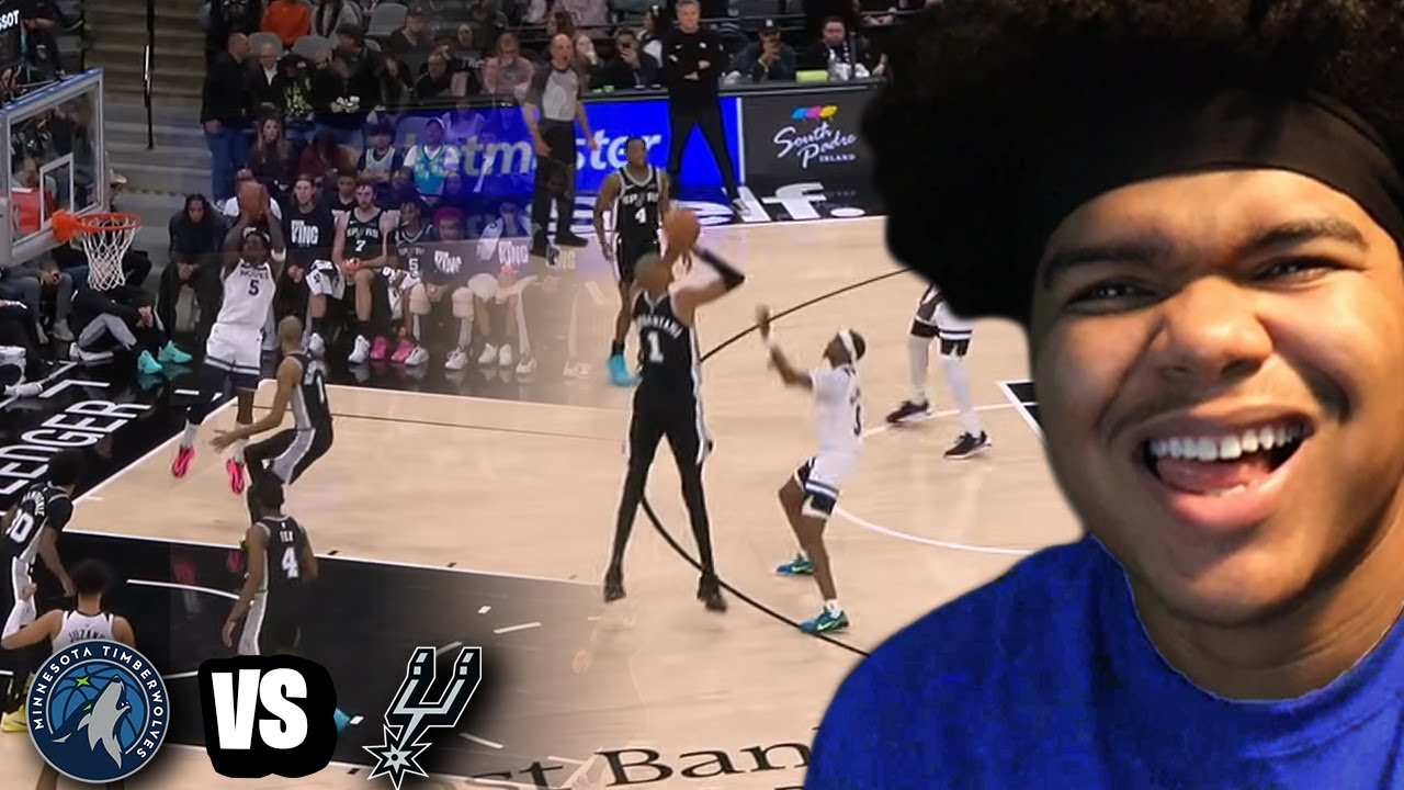 ANT VS WEMBY DUEL!!! TIMBERWOLVES at SPURS FULL GAME HIGHLIGHTS REACTION