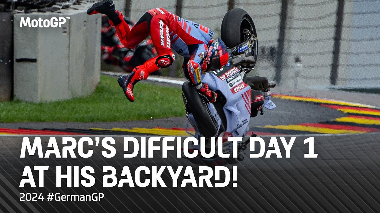 Marquez' bumpy Friday at the Sachsenring! 💥 | 2024 #GermanGP