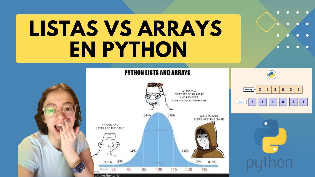 LISTAS VS ARREGLOS (arrays) en Python: ¿En realidad son diferentes?