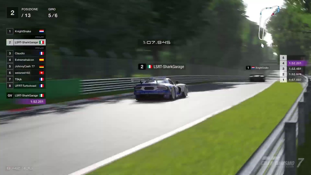 GT7 GARE Quotidiane// MONZA GR_3 DODGE VIPER _SHARK GARAGE Torna col volante ehhhh Andiaaaaamooooooo