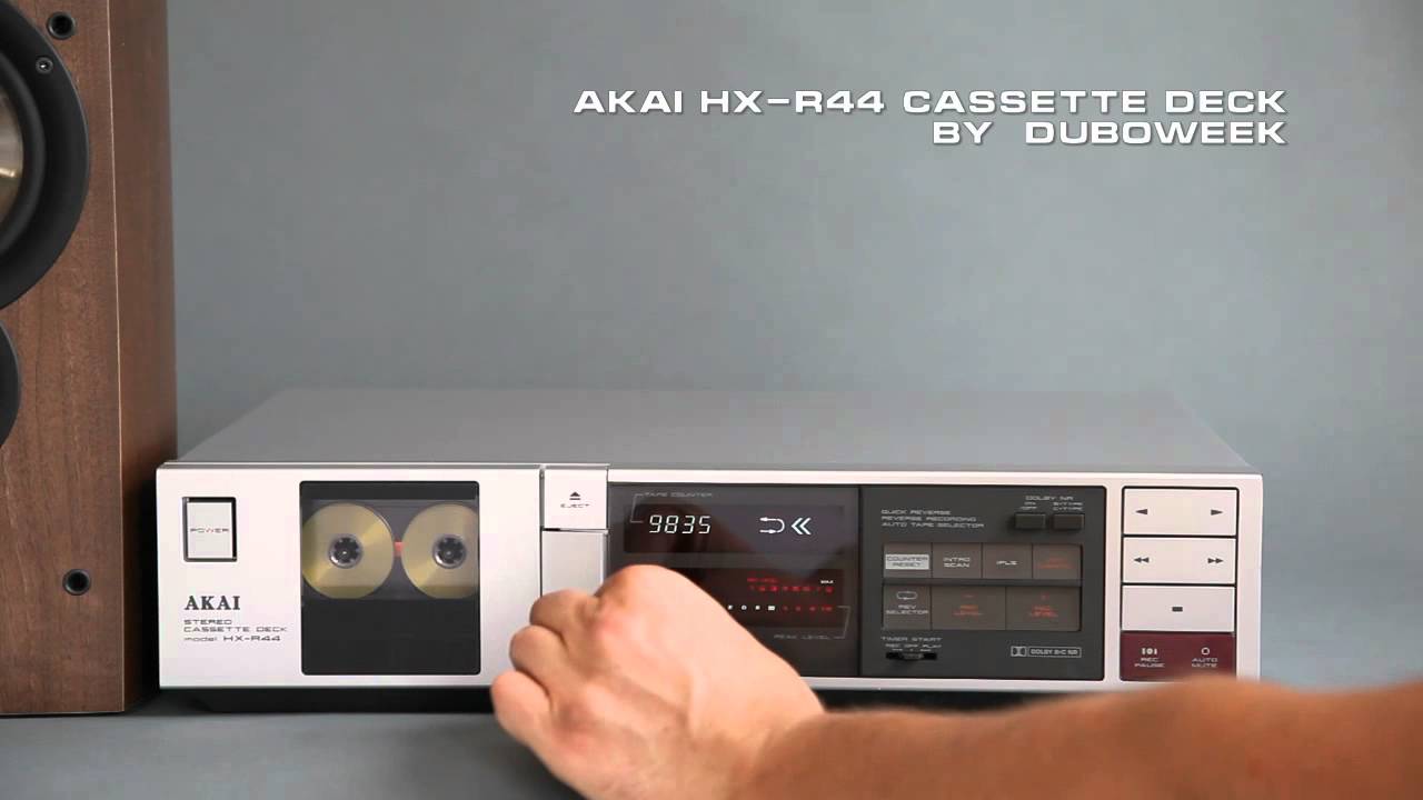 AKAI HX-R44: Stereo Cassette Deck Demo